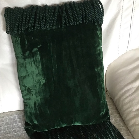 Pillow Emerald Velvet silky , cushion cover - Picture 5 of 9